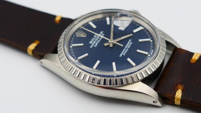 【美好時光】罕見特殊靛藍色面!ROLEX勞力士經典款1603自動上鏈1570機芯 ( 1601 16014 16234等參考)