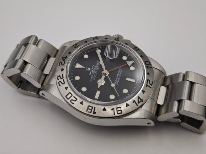 【美好時光】U字頭1998年份ROLEX勞力士16570探險家二代單swiss版本盒單全美品 216570 參考