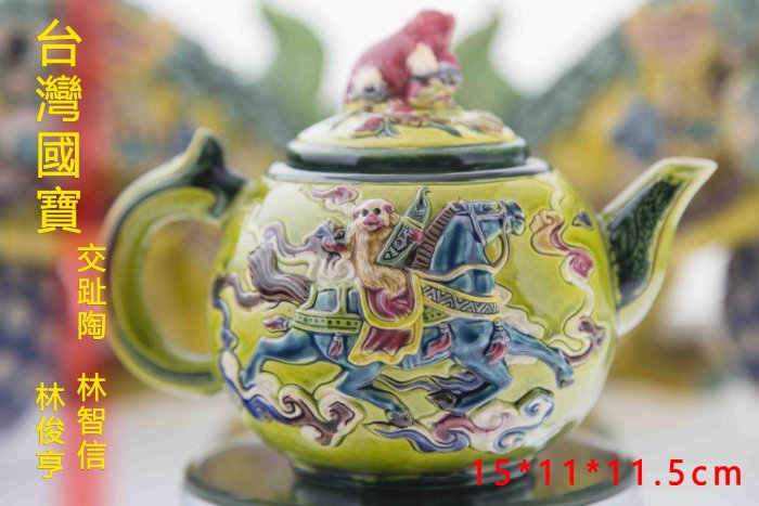 亂太郎*****林智信交趾陶12生肖之猴壺| Yahoo拍賣