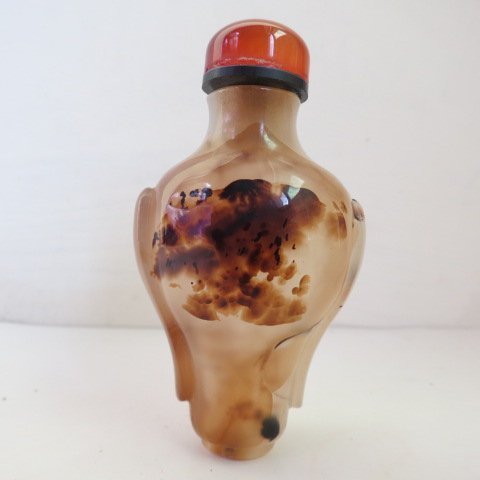 乾隆年製 山水鼻煙壺 清乾隆瓷胎粉彩山水鼻烟壶藏家展厅收藏资讯|艺术家|书画家|书画