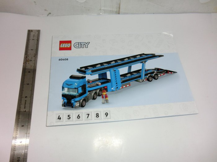 樂高 LEGOCITY系列 汽車運輸車 60408 說明書.有需要的朋友歡迎購買！