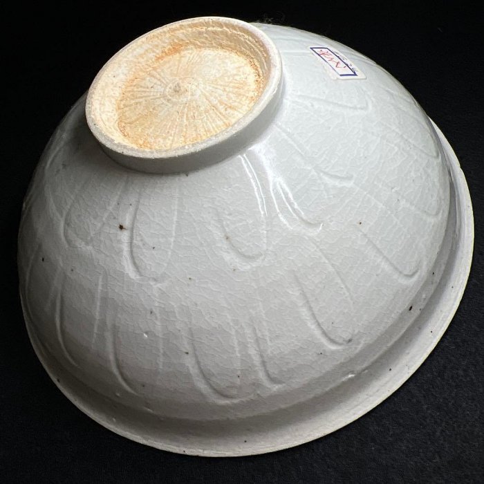 中国宋時代　青白磁陰刻鉢　口径約16.5㎝　東Y8-0402☆2Fトヒオオ 青白瓷缽宋瓷中國陰刻口徑16.5公分| Yahoo拍賣