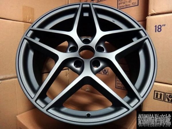 【CS-77】18吋 超優質感 類BBS CF 立體視覺感受 (消光灰) MAZDA3.FORTIS.CIVIC8.FOCUS.MAZDA5.WISH.CRV.A33