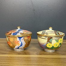 日本宮中花語羽柴正和高級茶杯蓋碗宮中花語十時記1987年羽柴正和原畫