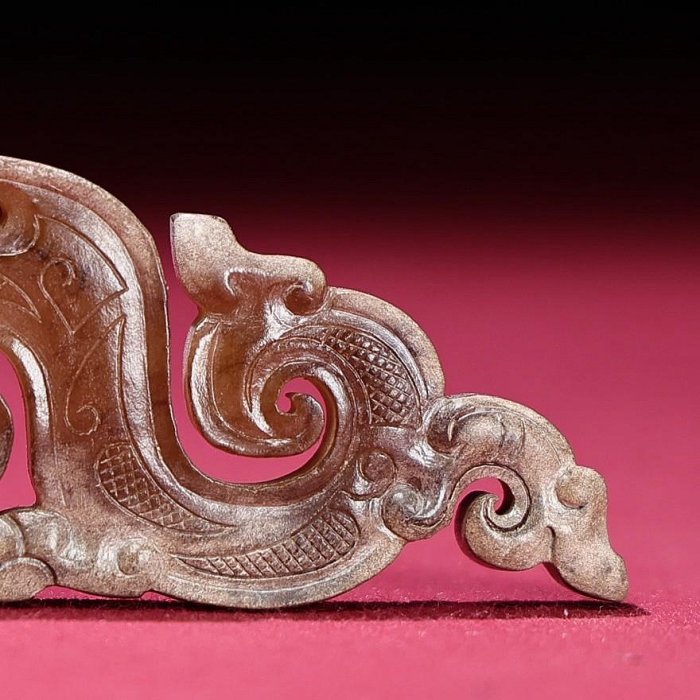 古代 和田玉(ホータン)細工立体彫り『古代龍』玉環龍佩根付 緒締玉 提げ物装飾品 古代 和田玉(ホータン)細工浮き彫り『鳳凰祥瑞文』古鏡形玉佩 根付緒締