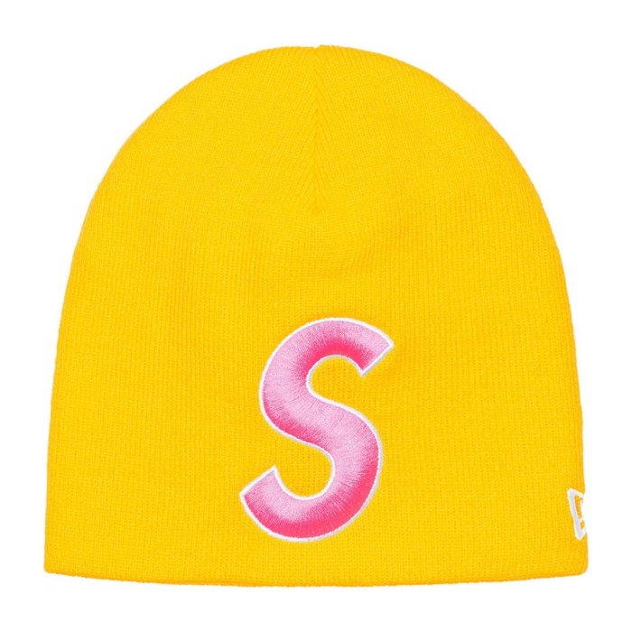紐約范特西】預購Supreme SS23 NEW ERA S LOGO BEANIE 毛帽| Yahoo拍賣