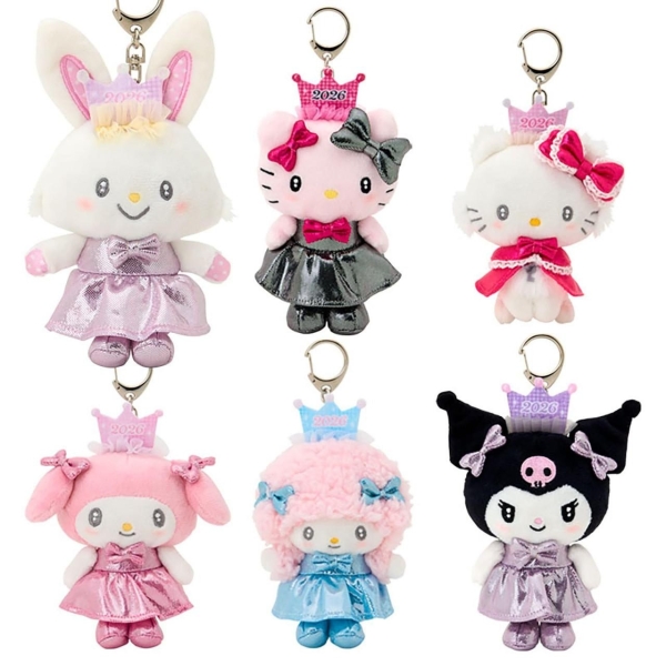 【震撼精品百貨】Hello Kitty 凱蒂貓~日本三麗鷗SANRIO MX三麗鷗造型玩偶吊飾A-禮服風(可挑款)*60252