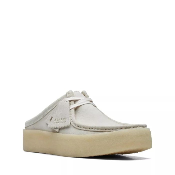 【SufuGo! UK】Clarks Wallabee White Suede  特價4080元