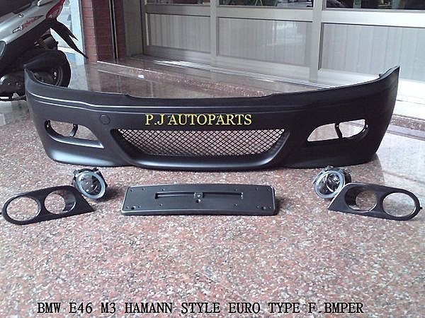 寶捷國際 BMW 3 Series E46 M3 Look 前保桿總成 (非正規E46 M3 使用)