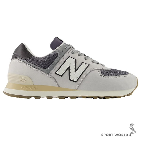 New Balance 574 休閒鞋男鞋麂皮灰【運動世界】U57418X-D | 休閒鞋