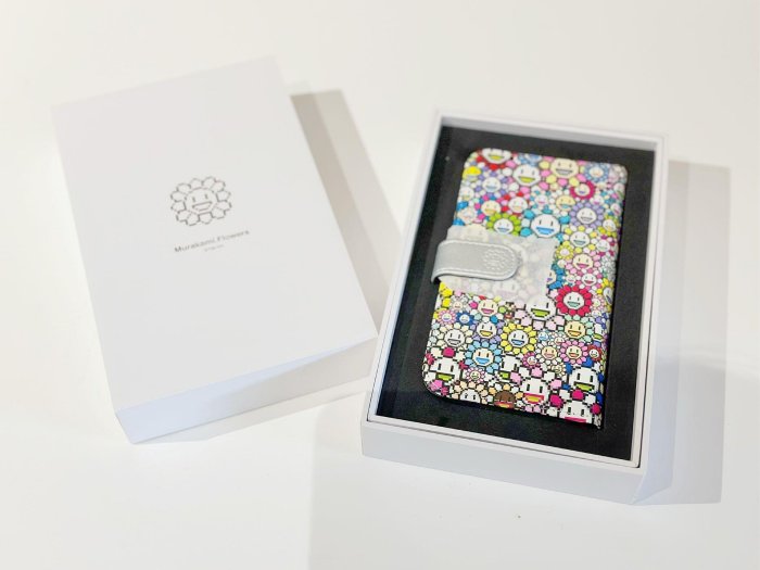 村上隆 Flower Flip Case Lサイズ 新品未使用 iPhone Amazon.co.jp: [村上隆] 手帳型 スマホ ケース お花柄 Flower