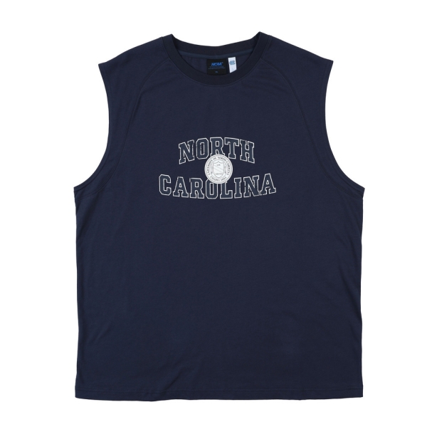 NCAA 背心 深藍 UNC 剪接 印花 休閒背心 中性 7625148680