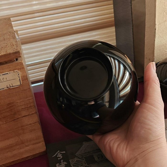 日本美術 香盒 螺鈿象嵌　木盒 日本明治時代手工螺鈝漆器盒收藏級輪島塗藝術品鷺蒔繪香盒