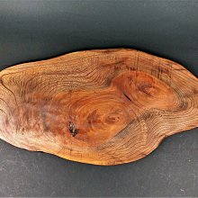 黒檀原木花台 約2.4kg 敷板 唐木 華道 茶道 香炉台 飾台 WWWT112 日本古民具/原木茶盤/花台/敷板/飾台/香爐台/茶台，長62公分