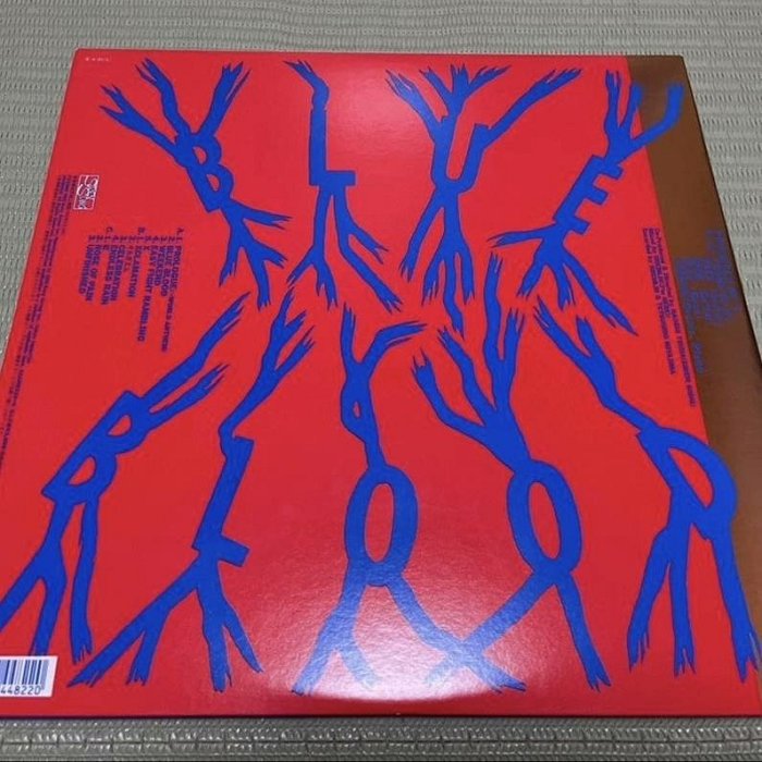 嚴選X JAPAN《BLUE BLOOD》日版黑膠，1989年Sony壓製，編號32DH，由