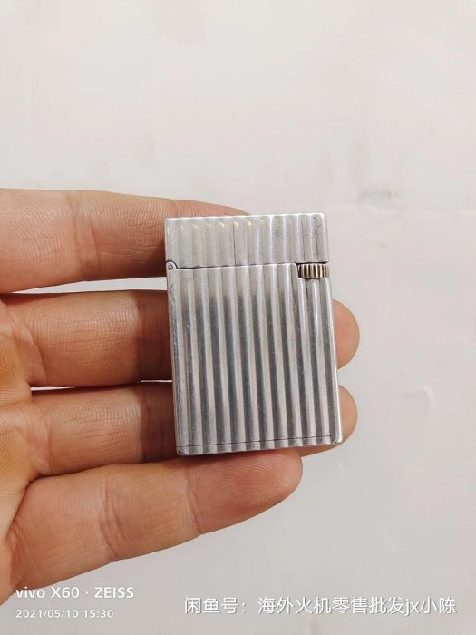 進口原裝正品都彭鋁機包銀煤油打火機老燒機正常使用實物拍攝二手商品不退不換