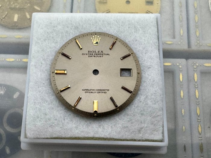 勞力士 ROLEX  原裝稀有灰色面盤  1601 1603 1600  適用 1570 1560 機芯
