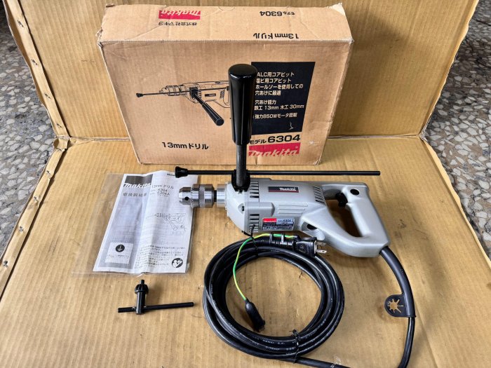 "外匯嚴選'' 【附發票】makita 牧田 6304  鋁殼4分電鑽 9成9新 /中古/二手/日本原裝