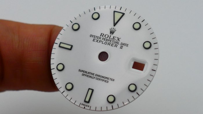 【美好時光】ROLEX勞力士16570 16550探險家二代專用原裝白面與黑針