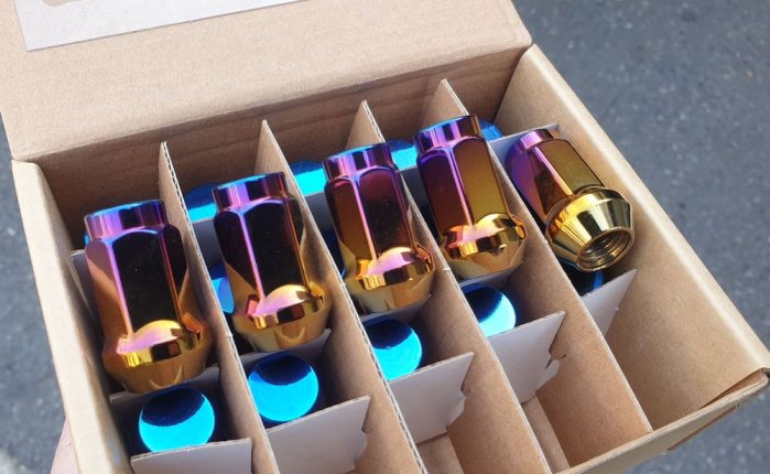 台製 PHAT Motor Sports 特殊彩鈦 鋁圈 螺帽 Focus / Fiesta / KUGA