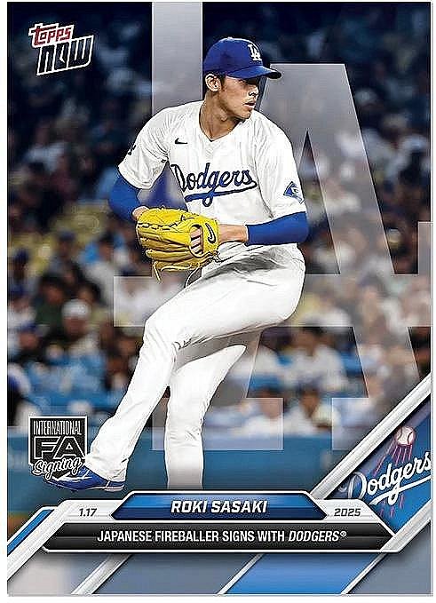 大谷翔平2024 Bowman Chrome 格子亮面金屬卡(Mojo Refractor) #85 一元