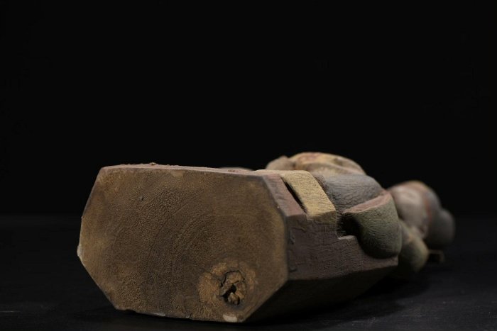 木製神像 彫刻 木雕財神爺造像高27cm 寬14cm 厚8cm 重460克【二手】10764 | Yahoo拍賣