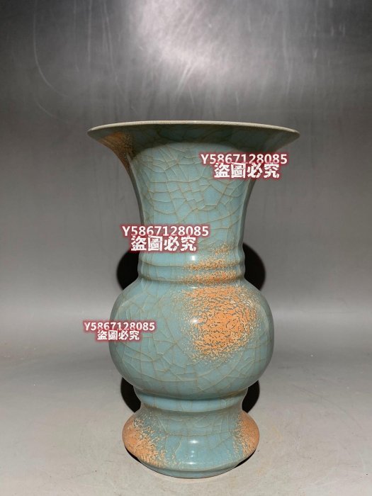 古玩瓷器老物宋代官窯瓷器花觚擺收藏的朋友請聯系我吧#收藏文玩
