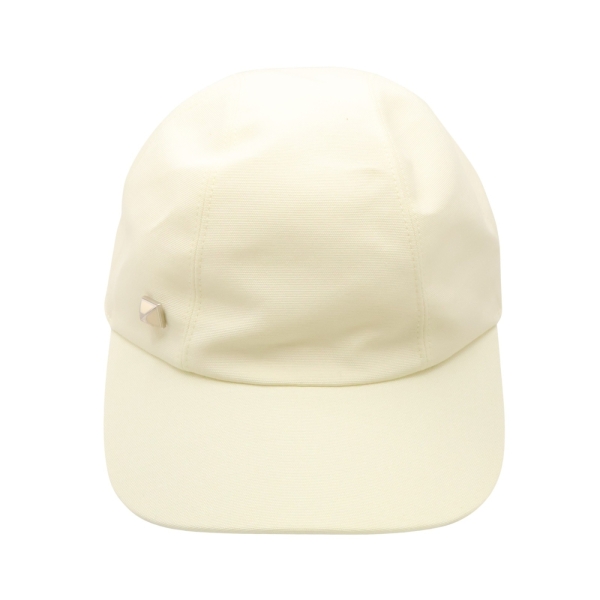 HERMES 愛馬仕 Davis Pois Medor 棒球帽 帽子 #57 米色 棉質 【二手名牌BRAND OFF】