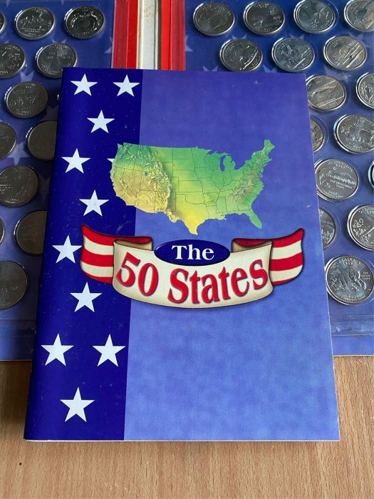 美國1999年至2009年25分 50州 50枚原裝冊紀念幣