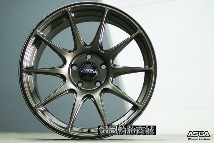 承安寶貨 全新ASGA 類XXR 527 18吋鋁圈古銅金8.75J 9.75J 5/114.3 前後配*完工價