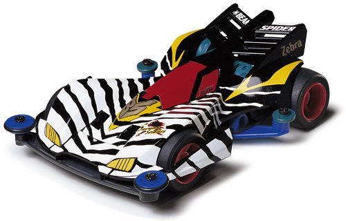 TAMIYA 田宮四驅車BEAK SPIDER ZEBRA 斑馬大蜘蛛SUPER-I 19422 +電池+