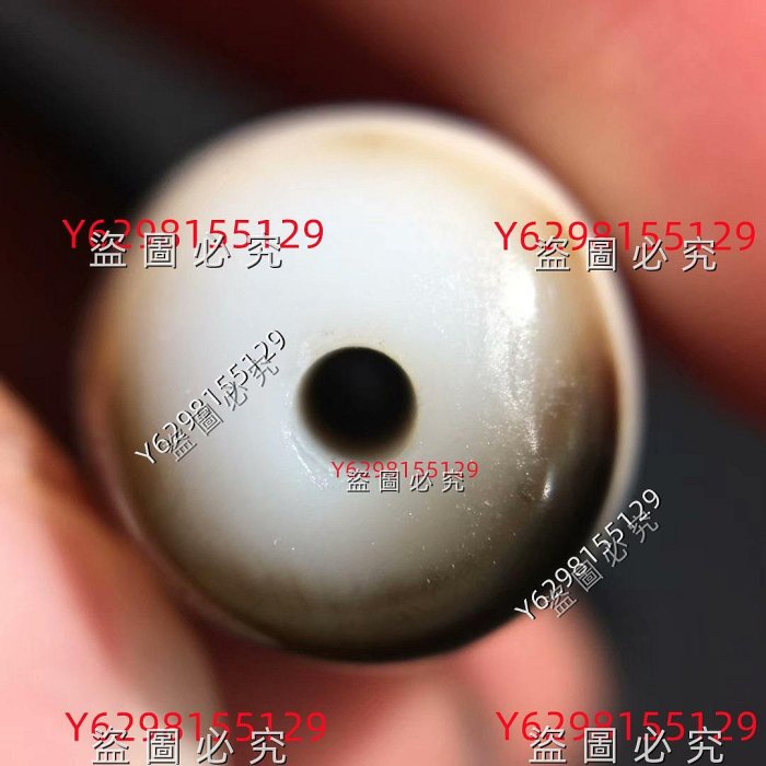 西藏至純無界天珠，尺寸14.8x39mm，至純天珠品質，黑白分明，線條流暢