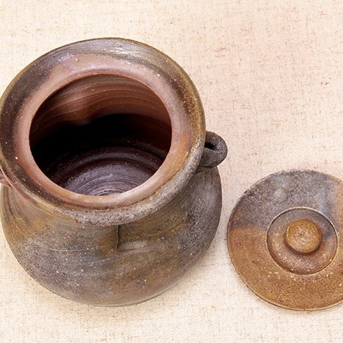 備前焼　水指　本山和泉作　茶道 備前焼 水指 本山和泉作 茶道