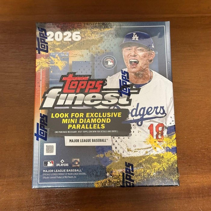 [現貨] 2026 Topps Finest Mega Box 全新未拆一盒 拼 村上宗隆 岡本和真 RC 大谷翔平Aaron Judge 大頭SSP特卡