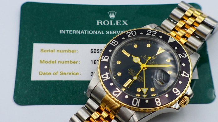 【美好時光】極品鉚釘面五珠帶版本1979年份ROLEX勞力士16753 nipple dial ( 1675 16750 參考)