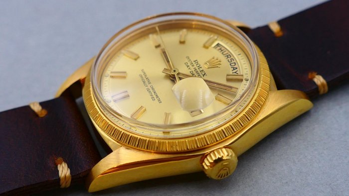 【美好時光】一級逸品分享交流ROLEX勞力士罕見型號1807寬版面針超美品 （ 1803 18038 18238參考)