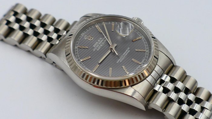 【美好時光】1994年份ROLEX勞力士16234特殊灰色窗簾面盒單全無拋整超美品116234 16014參考