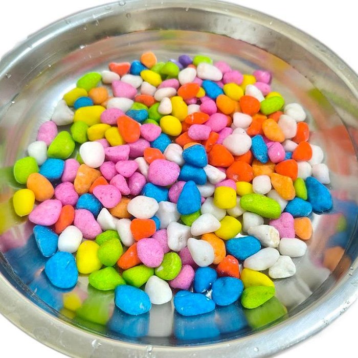 【珍愛頌】N820 五彩石 彩色石頭 好運石 500g 彩石 油彩石 魚缸底砂 水族鋪缸 多肉 盆栽鋪面 園藝造景