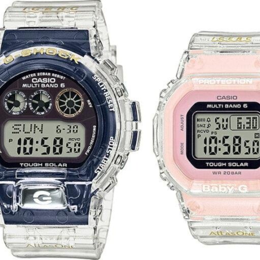 CASIO G-SHOCK 25週年35th 手錶紀念錶Dolphin & Whale 2019 鯨豚藍鯨