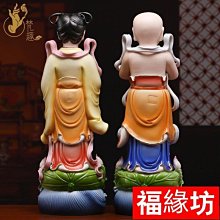 銅器 善財 童子 龍女 仏像一対 工芸品 美術品 置物 銅器 善財 童子 龍女 仏像一対 工芸品 美術品 置物 美術品