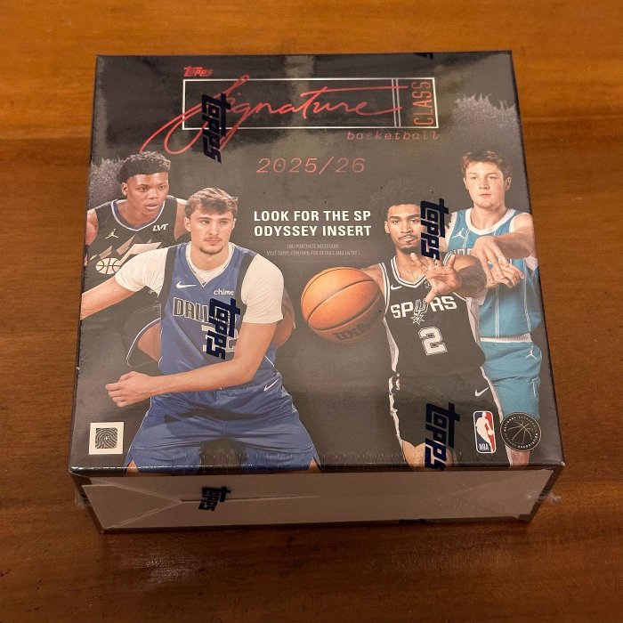 [現貨] 2025-26 Signature Class Mega Box NBA 全新未拆盒卡 抽Cooper Flagg RC簽 Lebron James簽