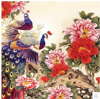 孔雀 牡丹 開運絵画 孔雀 牡丹 開運絵画 孔雀 牡丹 開運絵画 楽天市場