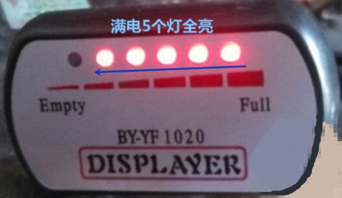 電動車電動自行車電動滑板車兒童電動車用24V電量計電源電力顯示儀電量顯示器電容電壓表，鉛酸電池鋰電池通用款，每件200元