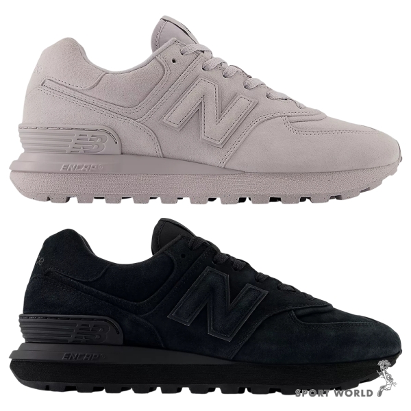 New Balance 574 休閒鞋 男鞋 女鞋 麂皮 灰/全黑【運動世界】U574LGTT-D/U574LGTG-D