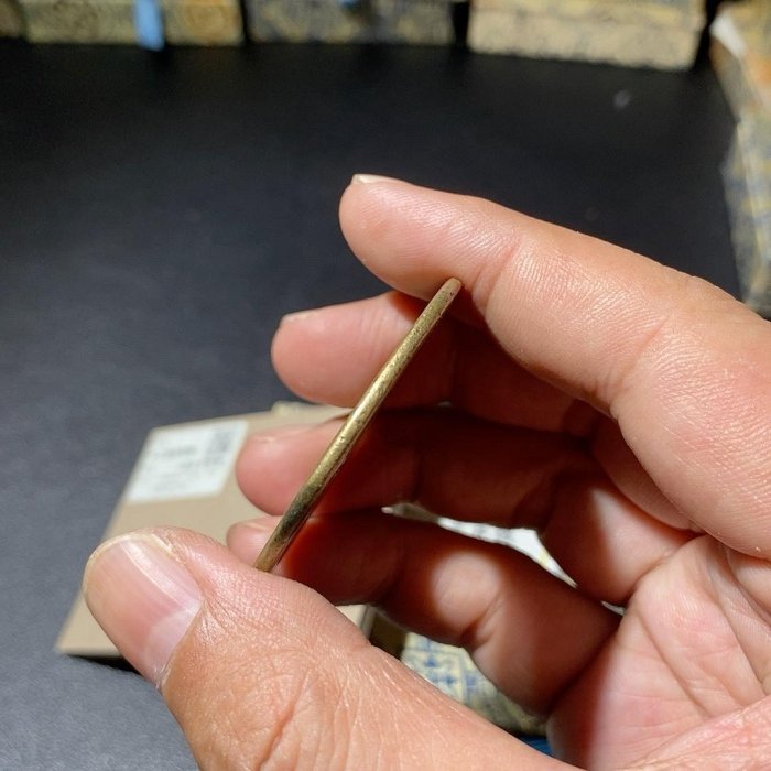 清代十二生肖背八卦花錢雙弓版嚴選古錢幣收藏尺寸44.6mm 銅質溫潤字口