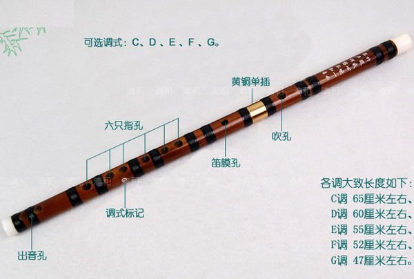 樂器王u75】精品專業【二節苦竹笛】 竹笛橫笛笛子： 買一送五【DZ-28