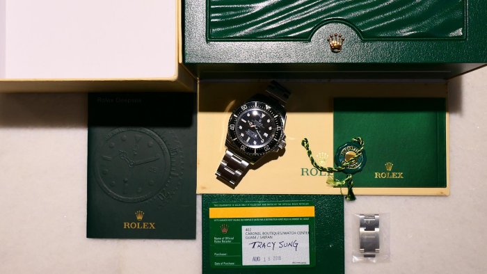 【美好時光】ROLEX 勞力士 116660 DEEPSEA 盒單全超美品 ( 126660 116600 參考）