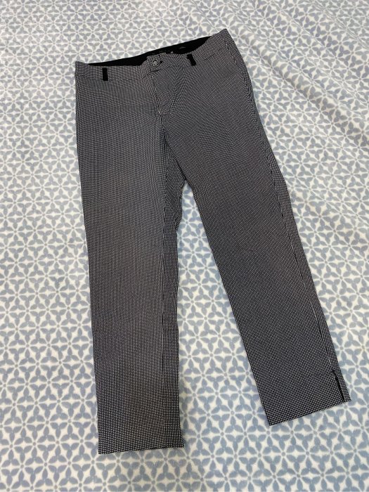 全新專櫃 MOMA 彈性七分 點點褲 星星褲 格子褲36號 b1
