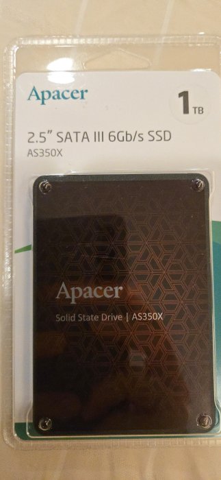 Apacer 1TB SATA3 SSD AS350X 全新