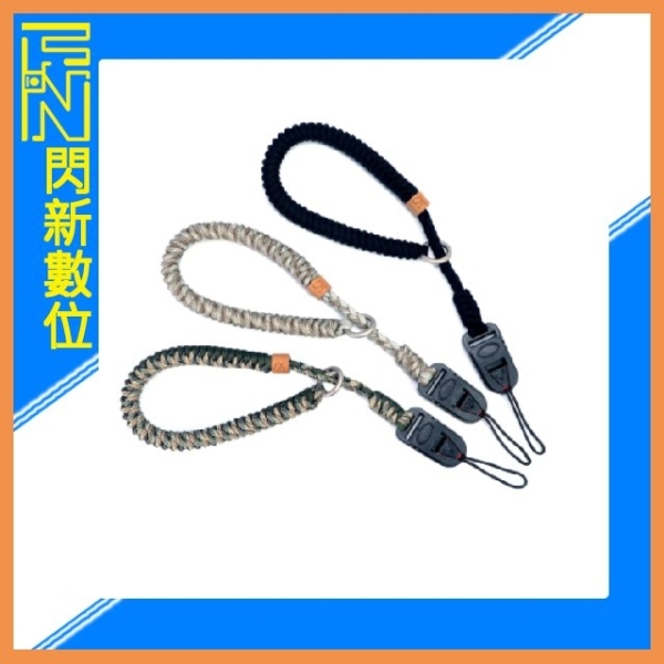 SR尼龍編織造型手腕帶 相機手腕帶 磁吸快拆款 黑色/灰色/綠色